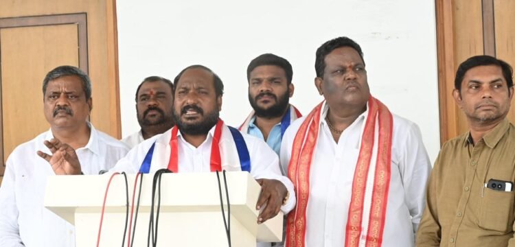 Hello Telugu - Jajula Srinivas Goud Fired on Congress