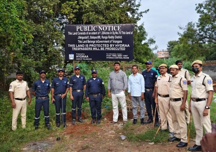 Hello Telugu - Hydraa Huge Land Saved