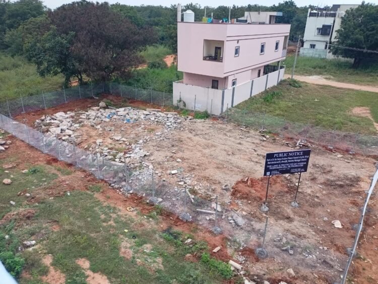 Hello Telugu - Hydraa Saves Huge Land