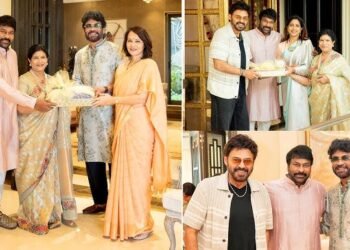 Hello Telugu - Hero Chiranjeevi-Diwali Celebrations