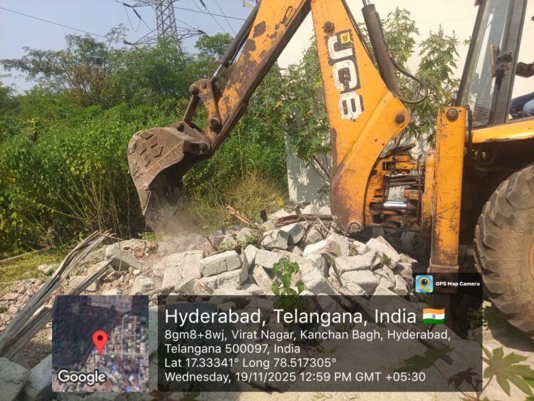 Hello Telugu - Hydraa Saves Huge Land in Karman Ghat