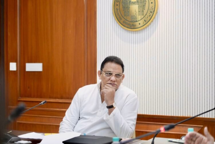 Hello Telugu - Minister Azharuddin Strong Focus