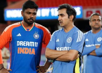 Hello Telugu - Sanju Samson-Gambhir Sensational